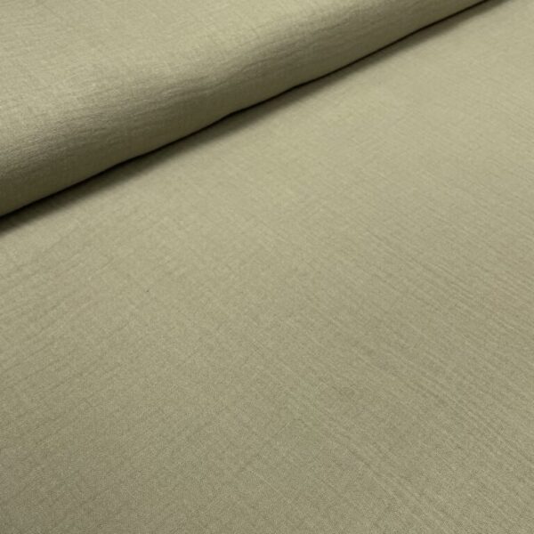 Musselin double gauze - Oliven