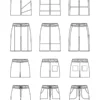 Shorts korte og lange 128 Poesy Patterns