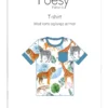 T-shirt med korte og lange ærmer 127 Poesy Patterns