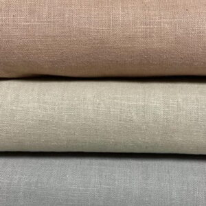 Bomuldsjersey – Æbler pink baggrund