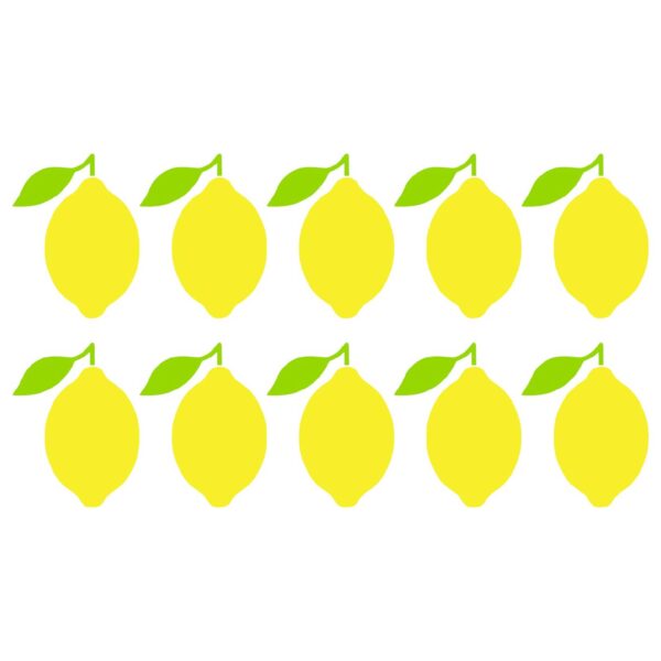 Strygefolie – Store citroner
