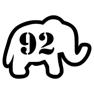 Elefant 2 Størrelsesmærker elefant 2- små ark (10 stk.)