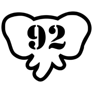 Elefant Størrelsesmærker elefant – små ark (10 stk.)