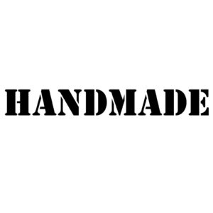 Handmade “Handmade” mærker – strygefolie (10 stk.)