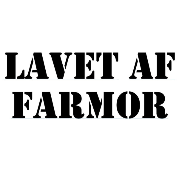 Lavet-af-farmor “Lavet af farmor” mærker – strygefolie (10 stk.)