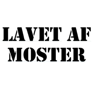 Lavet-af-moster “Lavet af moster” mærker – strygefolie (10 stk.)