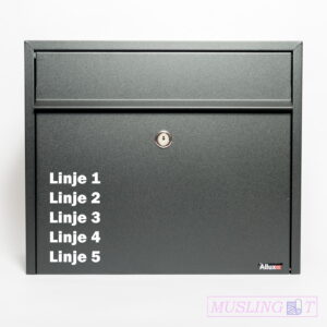 Postkasse sticker – Type 1