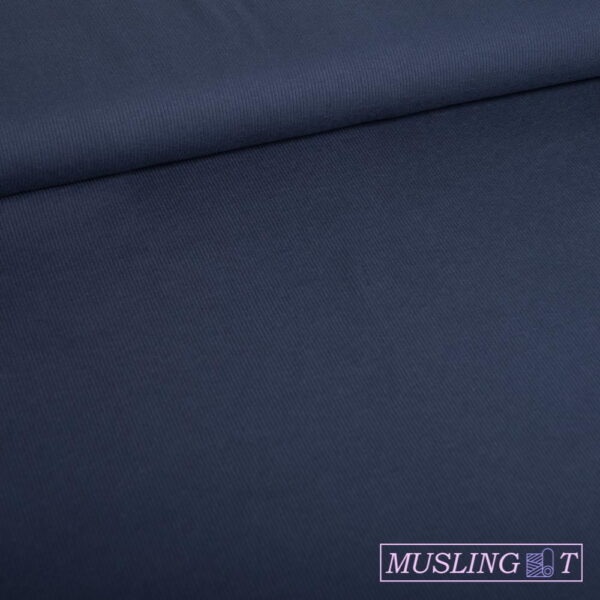 Ribjersey-navy Rib-jersey – Navy