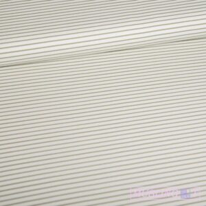 Rib-jersey – Oliven striber