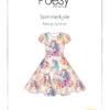 Sommerkjole med pufærmer 115 Poesy Patterns