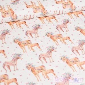 Bomuldsjersey-Ponyer Bomuldsjersey – Ponyer
