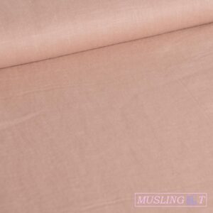 Fint hørstof - Nude pink