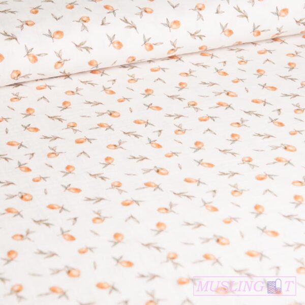 Musselin double gauze - Vintage citroner
