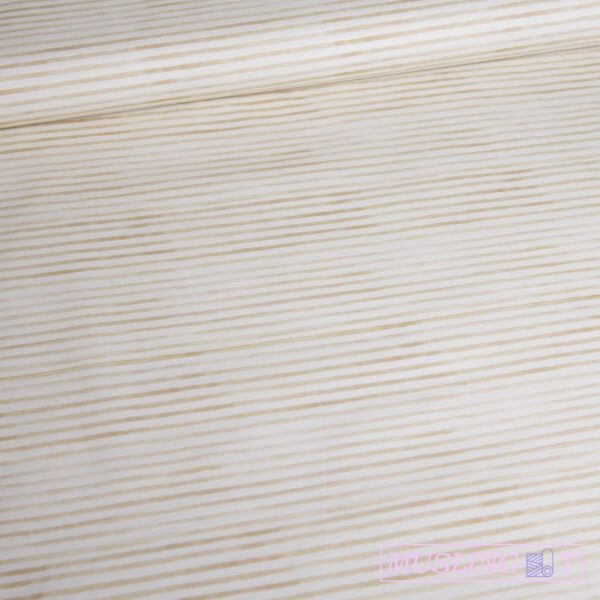 Poplin - Beige striber