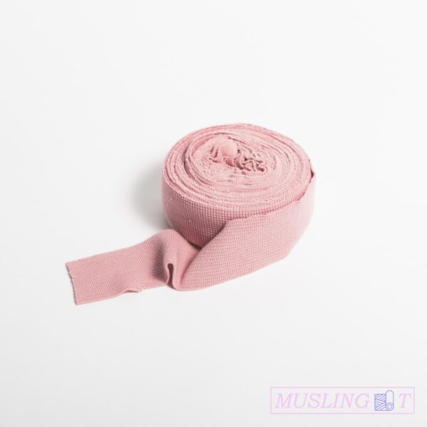 Skåret rib - vintage pink Skåret rib - Vintage pink