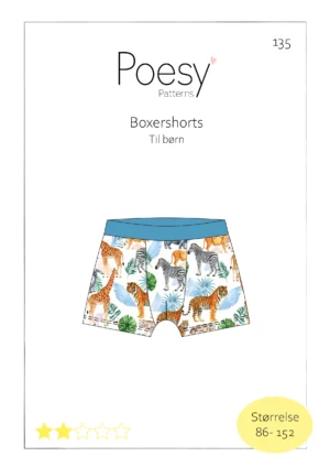 Boxershorts til børn 135 Poesy Patterns